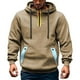 thumbnail image 1 of pstuiky camisas de manga larga para hombre, Sudadera deportiva de manga larga con capucha y bolsillos múltiples para hombre, estilo cargo, informal, para entrenamiento xxl, 1 of 6