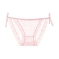 BYHONG Womens Seamless Panties Sexy Bikini Panties Lace Ladies High