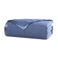 thumbnail image 2 of Elite Home Down Alternative Polyester Throw Blanket, Full/Queen, Blue, 2 of 4