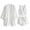 #0253-White, variant on Favoffer Women Cotton Linen 3 Piece Outfits V Neck Cami Tops Open Front Cardigan Drawstring Casual Shorts Beach Cover Up Sets for Seaside Travel Summer Leisure