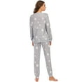 thumbnail image 5 of Ensemble Pyjama pour Femmes avec Poches à Manches Longues, 5 of 5