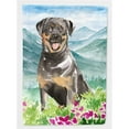 thumbnail image 1 of Carolines Treasures CK2526GF Mountain Flowers Rottweiler Garden Size Flag, 1 of 3