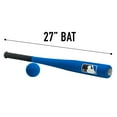 thumbnail image 2 of Franklin Sports Mlb Kids Baseball and Bat Set,Foam Blue, 27", 2 of 2