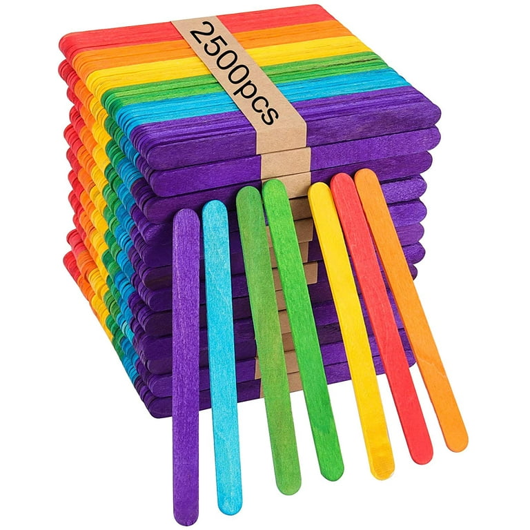 large popsicle sticks jumbo colored