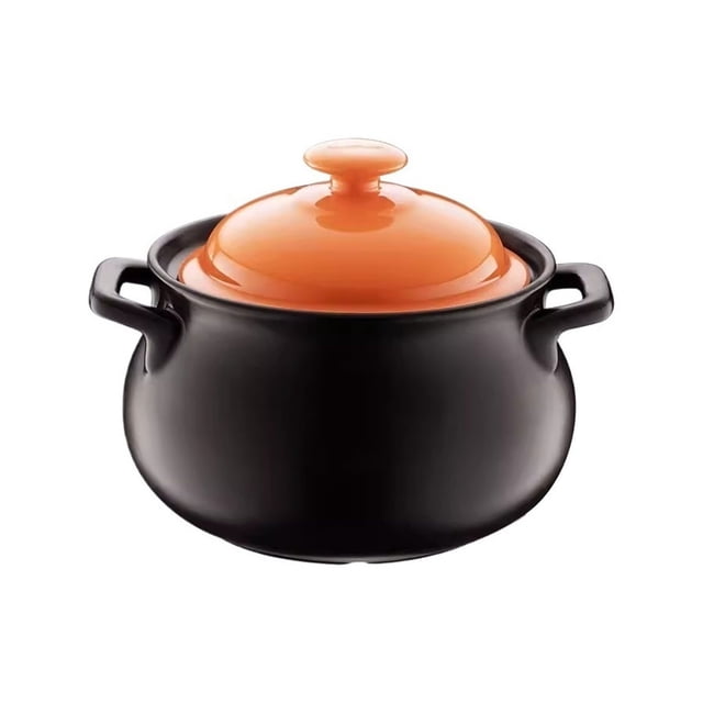 Marmite Multifonctionnelle Gaz Ménager Résistant Haute Température Combustion à Sec Ne Craque Pas Céramique Soupe Ragoût Rétro Casserole