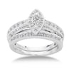 1/2 Carat Marquise-Shaped Bridal Set