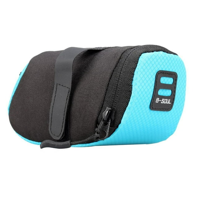 koolsoo Wedge Cycle Bike Cycling Saddle Bag Large Mountain Road Bike Under Seat Packs Blue