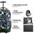 thumbnail image 3 of J World Boys and Girls Sunrise 18" Rolling Backpack for School and Travel, Cubes, 3 of 6