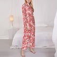 thumbnail image 3 of Daiia Plus Cross for Women's Long-Sleeved Pajama Set – Soft & Comfortable Sleepwear Button-Up Pajamas Cozy Lounge Wear-Medium, 3 of 7