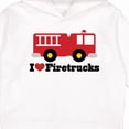 thumbnail image 3 of Inktastic I Heart Firetrucks Toddler Hoodie, 3 of 4