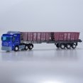 thumbnail image 2 of Inertial Container Trailer Truck Toys 1:64 Alloy Container Car Model Pull Back Car Toy for Gift Collection, 2 of 9