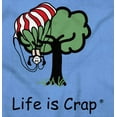 thumbnail image 2 of Parachute Tree Accident Fall Novelty Men's Big & Tall Crewneck Graphic Tee Brisco Brands 3X, 2 of 5