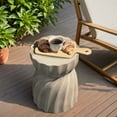 thumbnail image 6 of MOALCOFER Outdoor Side Table with Concrete Finish,Lightweight Patio Side Table, 6 of 6