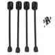 thumbnail image 2 of Muebles De Metal Plegables Piernas De Café Negro, 2 of 7