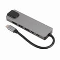 thumbnail image 2 of 6-in-1 USB-C Docking Hub with USB 3.0, HDMI, Ethernet, and Power Delivery Support, 2 of 5