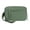 Green, variant on Small Wristlet Wallets for Women, Quilted Nylon Wallet Purse RFID Zipper Clutch for Travel Card Phone Organizer (Black)