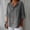 Gray, variant on 3/4 Sleeve Tops for Women Cotton Linen Tops for Women Button Down Shirts Loose Fitting Tops for Women Womens Vintage Tshirts Linen Shirt Summer Shirts for Women Purple 2xl
