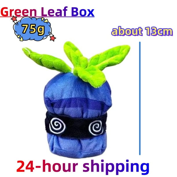 Blox Fruits Anime Game Plush Toy, Fruit Leopard Pattern Box, muñecos de peluche, juguetes para niños, regalo de cumpleaños