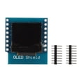 thumbnail image 1 of OLED Module d'Affichage, 0,66 Pouce Module d'Affichage, Durable Professionnel SSD1306 For D1 Mini Carte de Développement, 1 of 8