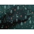 thumbnail image 5 of oneOone Tissu en Coton Noir Cambrique pour Robe de Noël, Tissu Imprimé au Mètre 42 Pouces de Large, 5 of 5