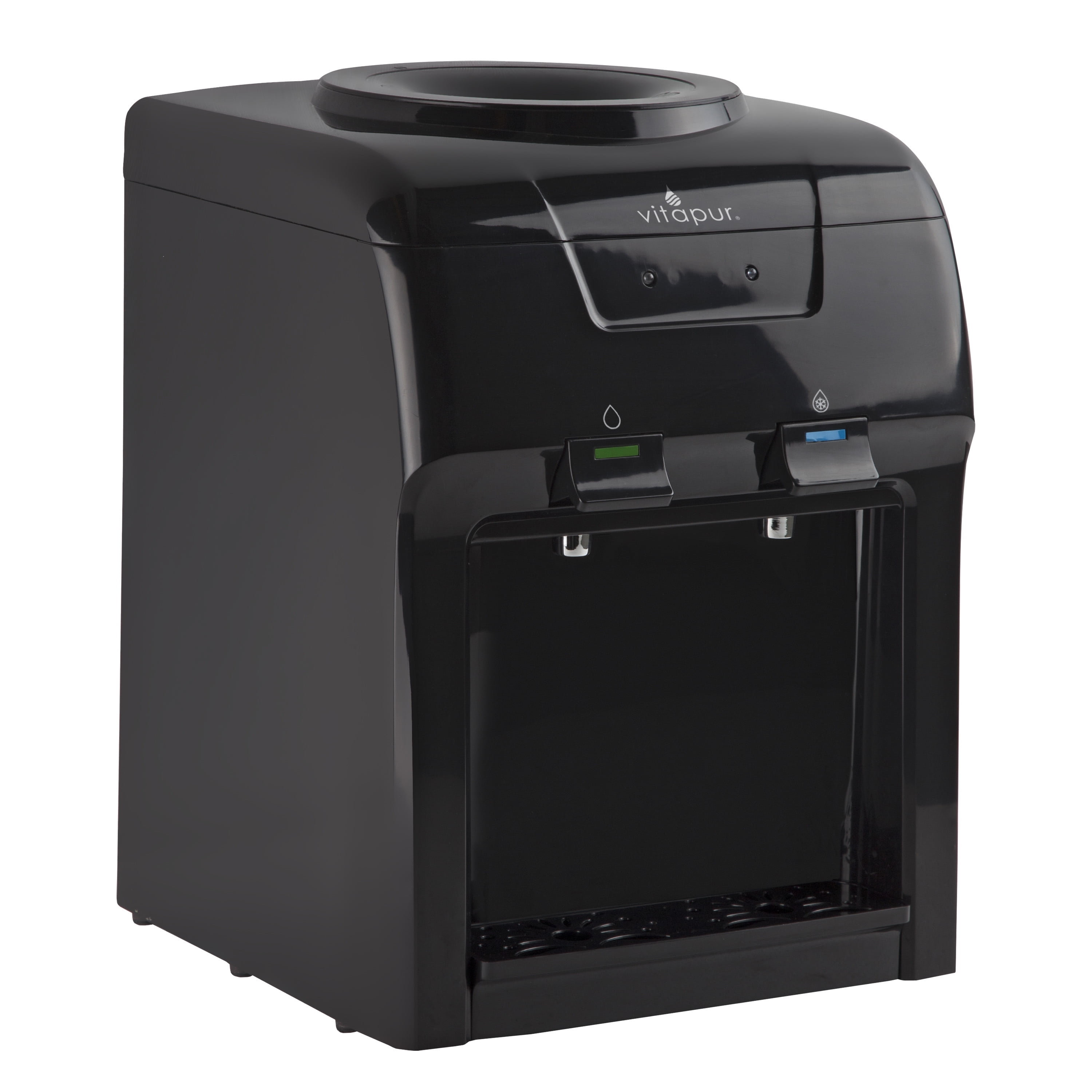Vitapur Countertop Room and Cold (42.8°F - 46.4°F) Water Dispenser Black