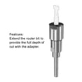 thumbnail image 5 of Uxcell 8mm to 8mm Router Collet Extension Rod Converter Adapter for Engraving Machine, 5 of 5