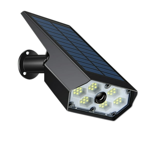 EeaseMX Lámpara de pared solar con sensor de movimiento, 1 unidad, para exteriores.
