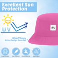 thumbnail image 2 of Sombrero AJG de algodón para niños, protección solar, sonrisa, 2 of 5