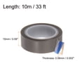 thumbnail image 2 of PTFE Película Cinta Rollo, 0,6" x 33 Pies Alta Temperatura Cinta 0,06mm Grosor con Único Lado Adhesivo para Vacío Sellado Máquina, Manuales Impulso Selladoras, Gris, 2 of 5
