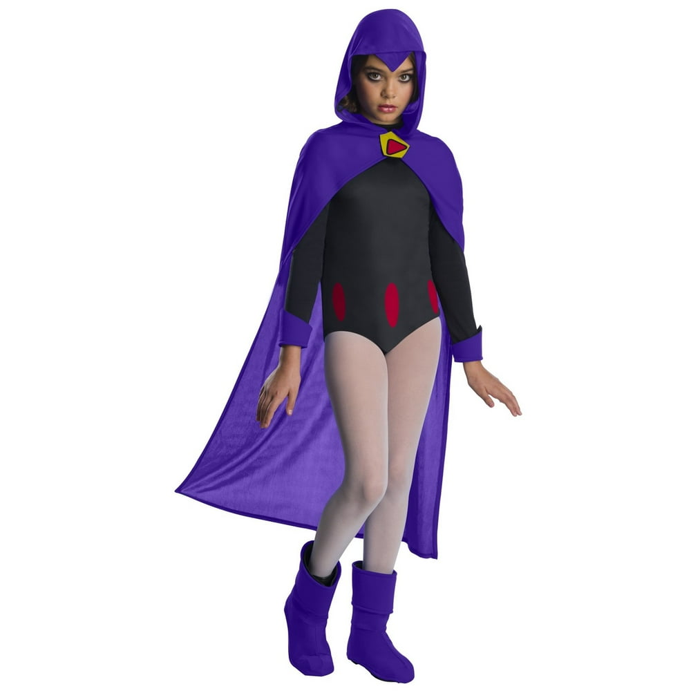 Teen Titans Go Movie Girls Raven Deluxe Halloween Costume.