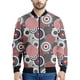 thumbnail image 2 of Chaqueta con estampado 3D de Bullseye Target para hombre, chaqueta bomber informal de manga larga a la moda para primavera y otoño, tops holgados de tendencia, 2 of 5
