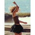 thumbnail image 6 of EMMIOL Women's High Waisted Ruffle Hem Flowy Skorts 2026 Summer Casual Mini Skort Shorts, 6 of 7