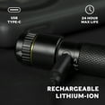 thumbnail image 2 of Swiss Tech Schlussel 400 Lumens Mini Rechargeable Keychain Flashlight, Black, 2 of 9