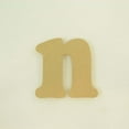 thumbnail image 3 of Package of 1, 12 Inch X 3/4" Thickness MDF Letter n in The Goudy Heavy Font, Thick, Lower Case for Art & Craft Project, Made in USA, 3 of 4