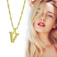 thumbnail image 1 of Hot6sl Ofertas y Liquidaciones Collar con 26 Letras Grabadas de Imitación de Oro y Personalidad, Joyería de Tendencia de Moda, Regalo, 1 of 2