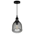 thumbnail image 4 of CWI Lighting Drea 1 Light Down Farmhouse Metal Mini Pendant in Black, 4 of 8