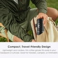 thumbnail image 4 of Portable Electric Burr Coffee Grinder with Travel Mug, Rechargeable Coffee Bean Grinder Conical Burr, Battery Powered Cordless Portable Coffee Maker for Travel, Camping, Car, 4 of 8