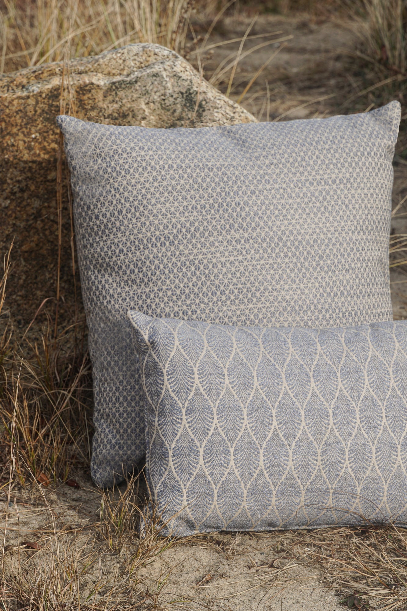 Coastal Breeze Indigo Indoor Outdoor Pillow 20x20