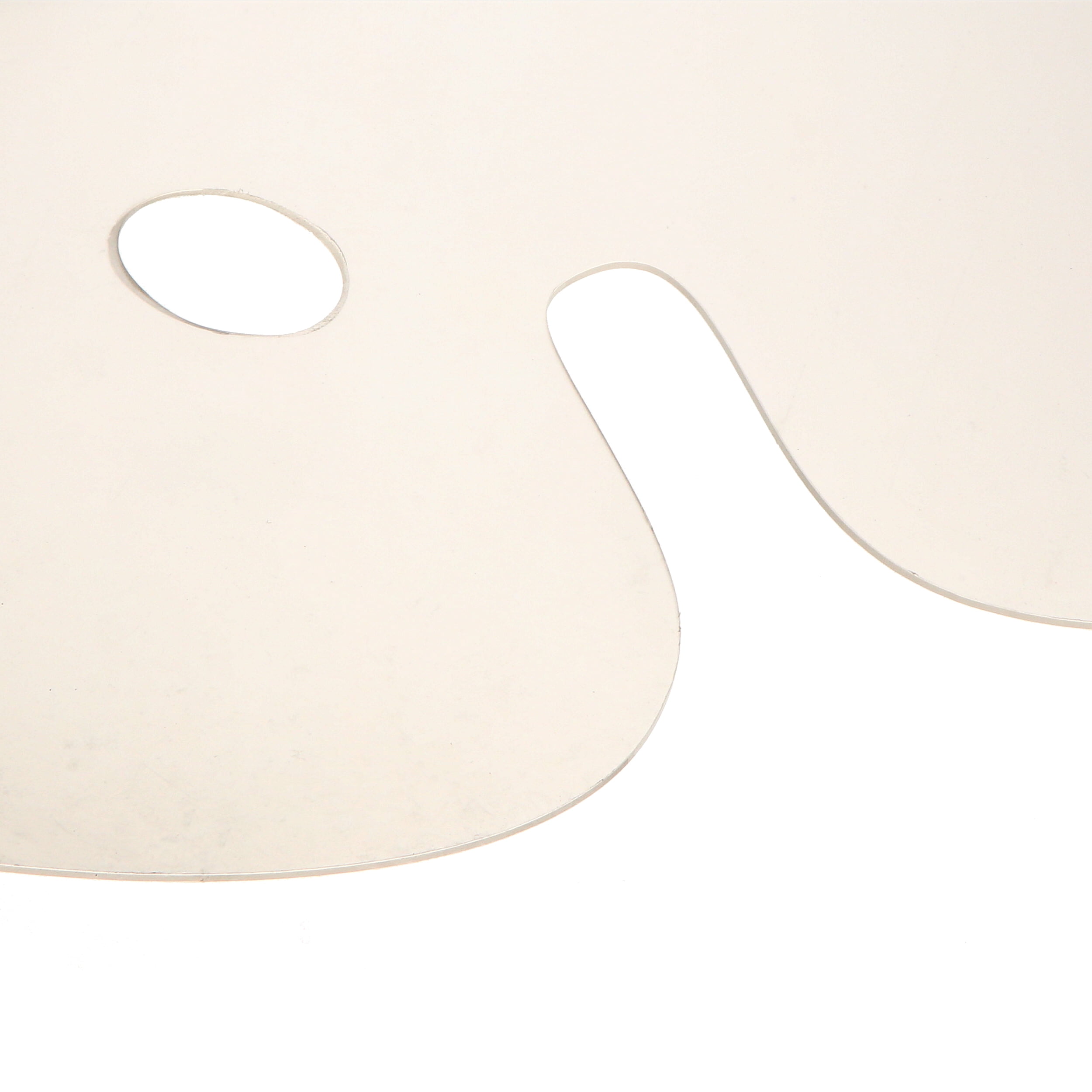 Jack Richeson 696067 Clear Oval Plexi Palette 17 X 24