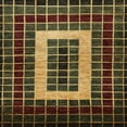 thumbnail image 1 of Ahgly Company Indoor Square Abstract Red Abstract Area Rugs, 3' Square, 1 of 6
