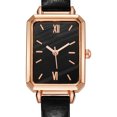 thumbnail image 3 of Rectangle Watch Watch Small Elegant Vintage Simple Style Rectangle Stainless Steel Fashionable Wristwatch For Women, 3 of 5