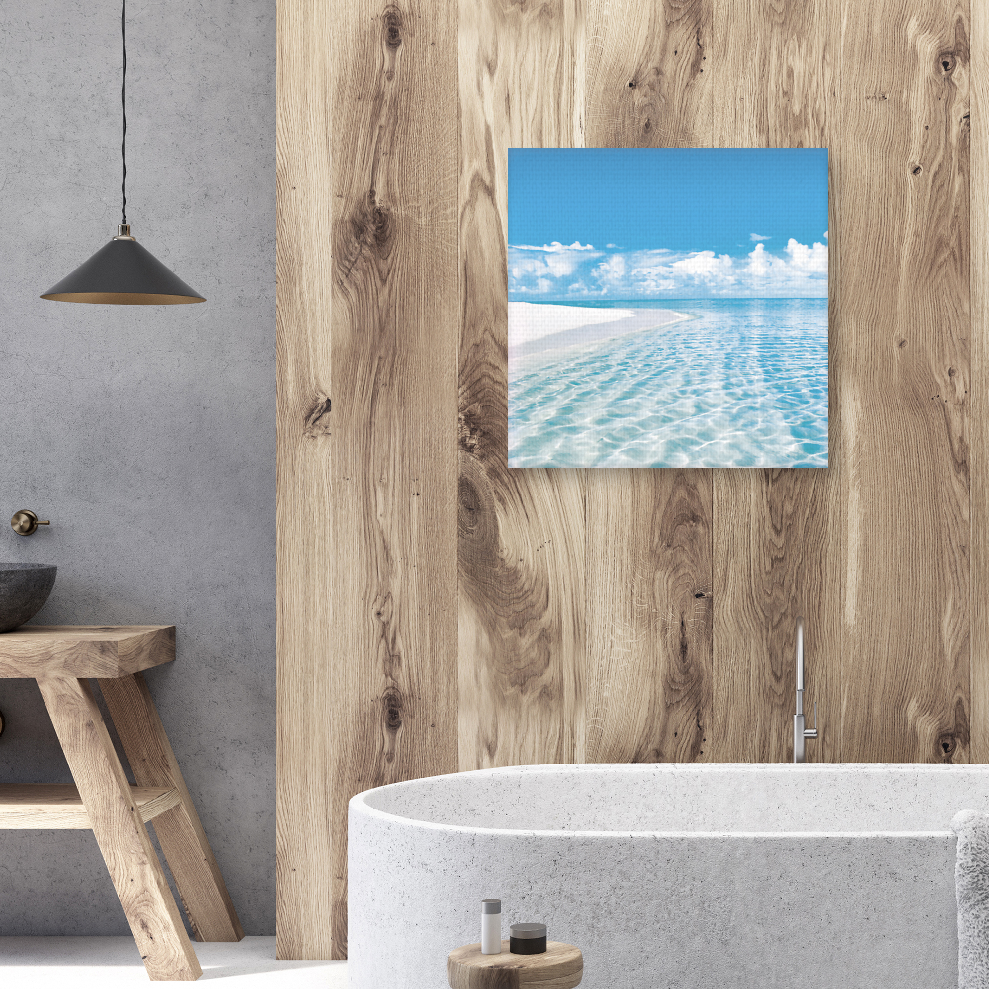 Azure Tides by Adam Brock Canvas Art Print