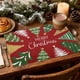 thumbnail image 4 of Decoraciones de Navidad Al Aire Libre 30×45cm Lino de Navidad Alfombras de Mesa de Comedor Alfombras Decoraciones de Vacaciones, 4 of 6