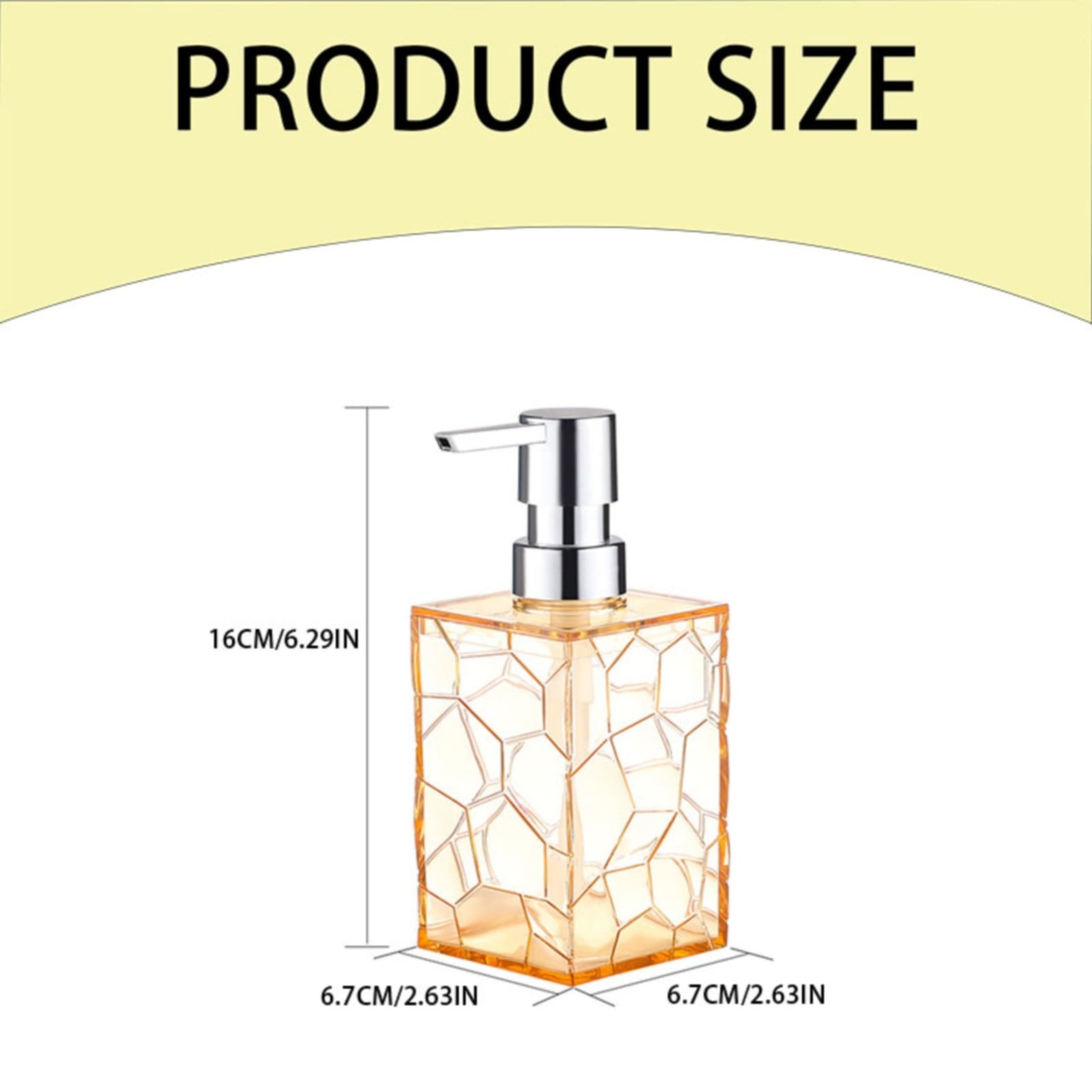 Foldable And Dustpan Set 2 Pack Proof Clear Soap Dispenser Acrylic Plastic Hand Soap Lotion Dispenser Set For Bathroom Decor Kitchen College Dorm