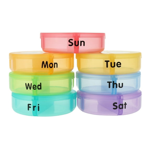 UPKOCH Pills Holder Travel Portable Pillbox PP 1Pcs