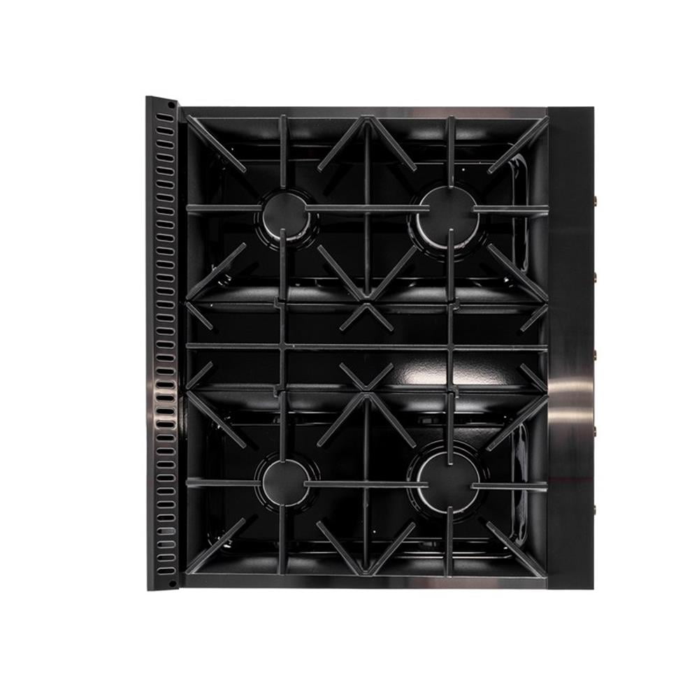 Pemberly Row 30" Propane Gas Range in Titanium Stainless Steel