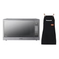 thumbnail image 1 of Microondas Panasonic NN-ST96L INVERTER de 62 Litros (2.2ft³ / 1200W) plato giratorio Color: Gris Inox + Mandil de Cocina, 1 of 8