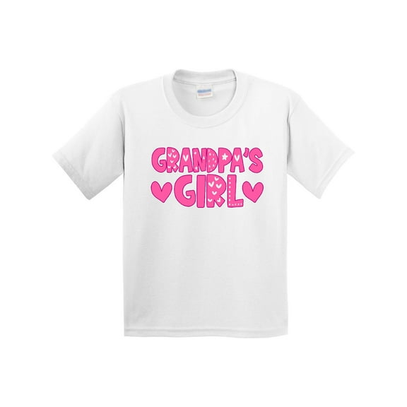 Inktastic Grandpas Girl Granddaughter Youth T-Shirt