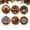 #E-6pcs, variant on Pearl Diamond Art Kits For Adults, 6Pcs Christmas Ornament DIY Pearl Diamond Painting Craft, Handmade Christmas Tree Hanging Decor And Holiday Gift