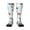 1 Black, variant on Trains And Cactuse print thigh-high socks, crafted for both men and women with a stretchy, high-opaque design perfect for daily wear